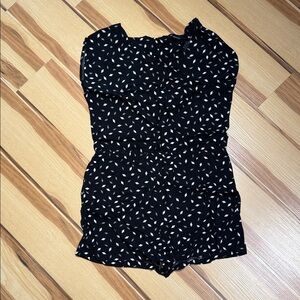Forever 21 Monochrome Geometric Romper